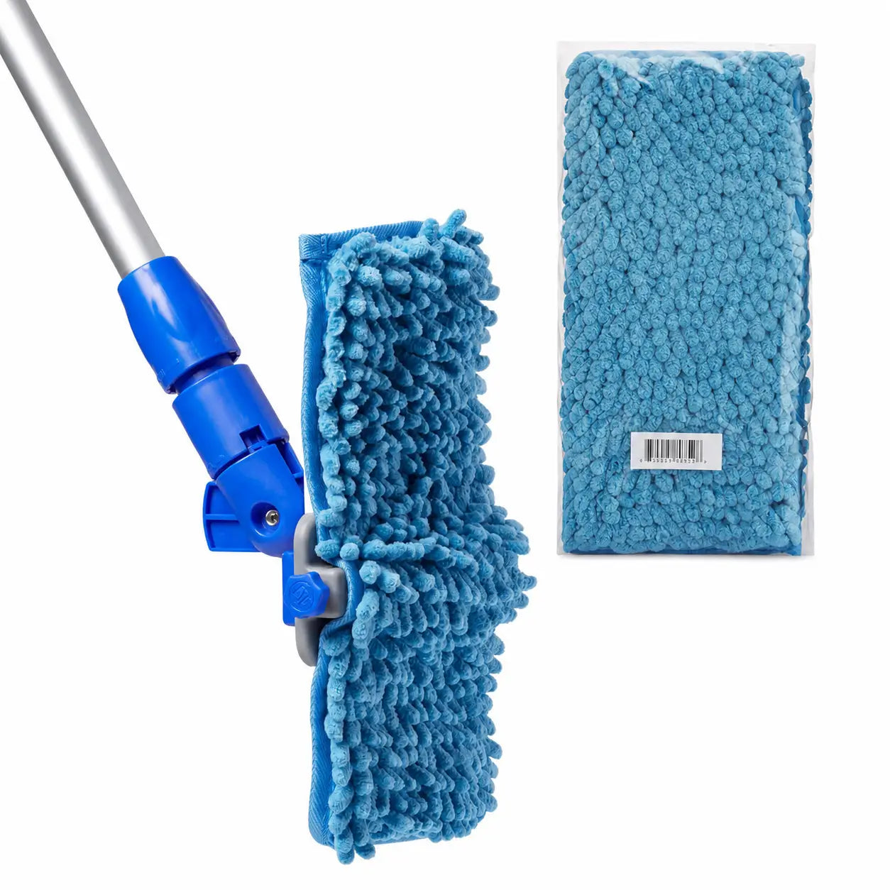 Lightweight baseboard cleaning mop with rotatable microfiber head for dust, pet hair, tile, laminate and hardwood edges without kneeling around the home Tomyhome Global