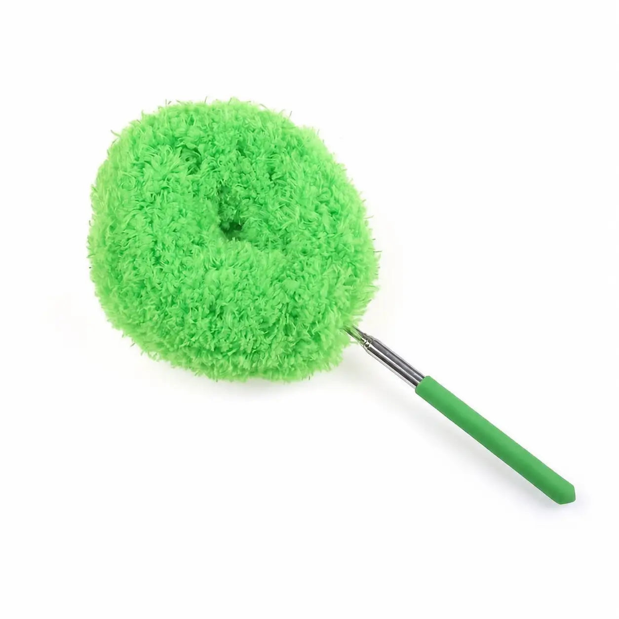 Lightweight extendable microfiber ceiling fan duster with slanted dust-locking head for walls, corners and everyday hard-to-reach home cleaning without ladders Tomyhome Global