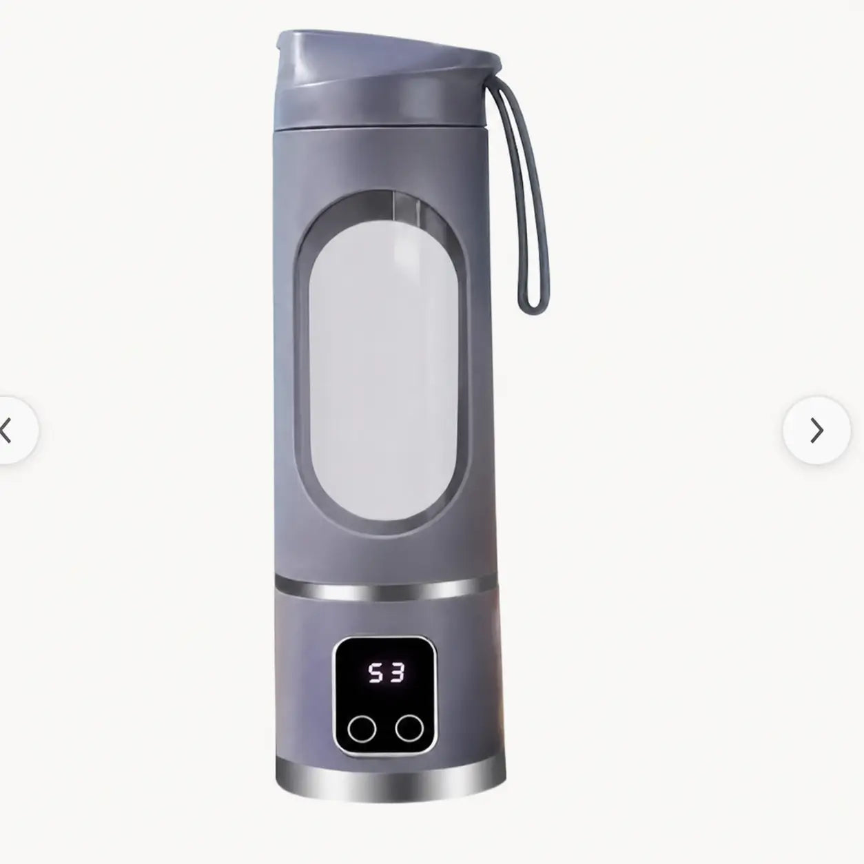 Compact portable juicer blender with LED display, USB recharge and leak-proof design for smoothies, baby food, daily shakes at home or travel Tomyhome Global