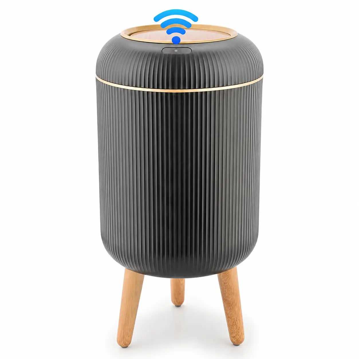 Smart motion sensor trash can with sealed lid, quiet close, and space-saving Nordic style for bathroom, bedroom, kitchen, or home office Tomyhome Global