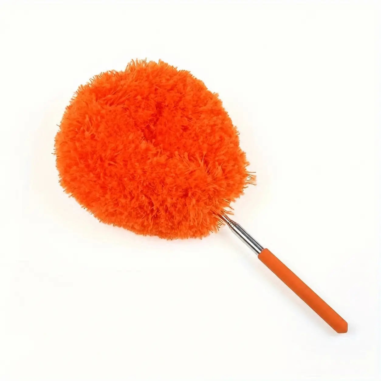 Lightweight extendable microfiber ceiling fan duster with slanted dust-locking head for walls, corners and everyday hard-to-reach home cleaning without ladders Tomyhome Global