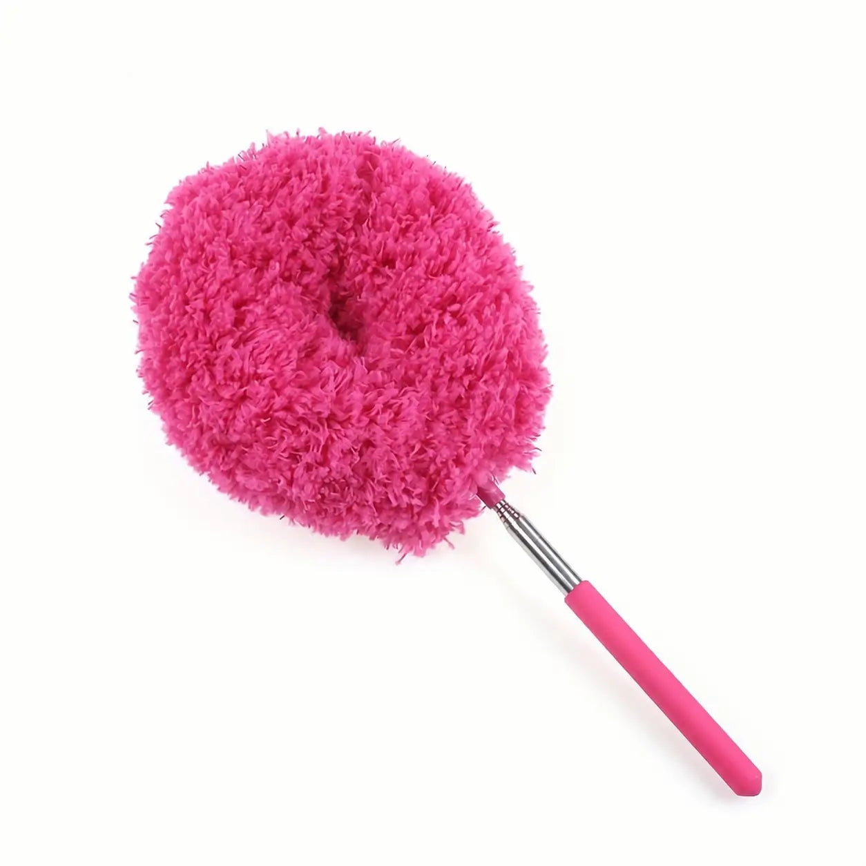 Lightweight extendable microfiber ceiling fan duster with slanted dust-locking head for walls, corners and everyday hard-to-reach home cleaning without ladders Tomyhome Global