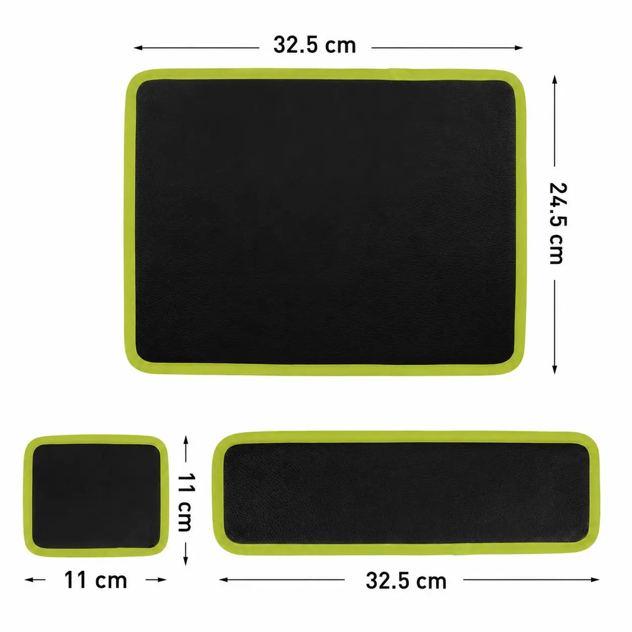 3-Piece Flexible Magnetic Tool Mat Set with Non-Slip PVC Grip for Auto Repair, Garage Workbenches, and Toolbox Organization at Home or Shop Tomyhome Global