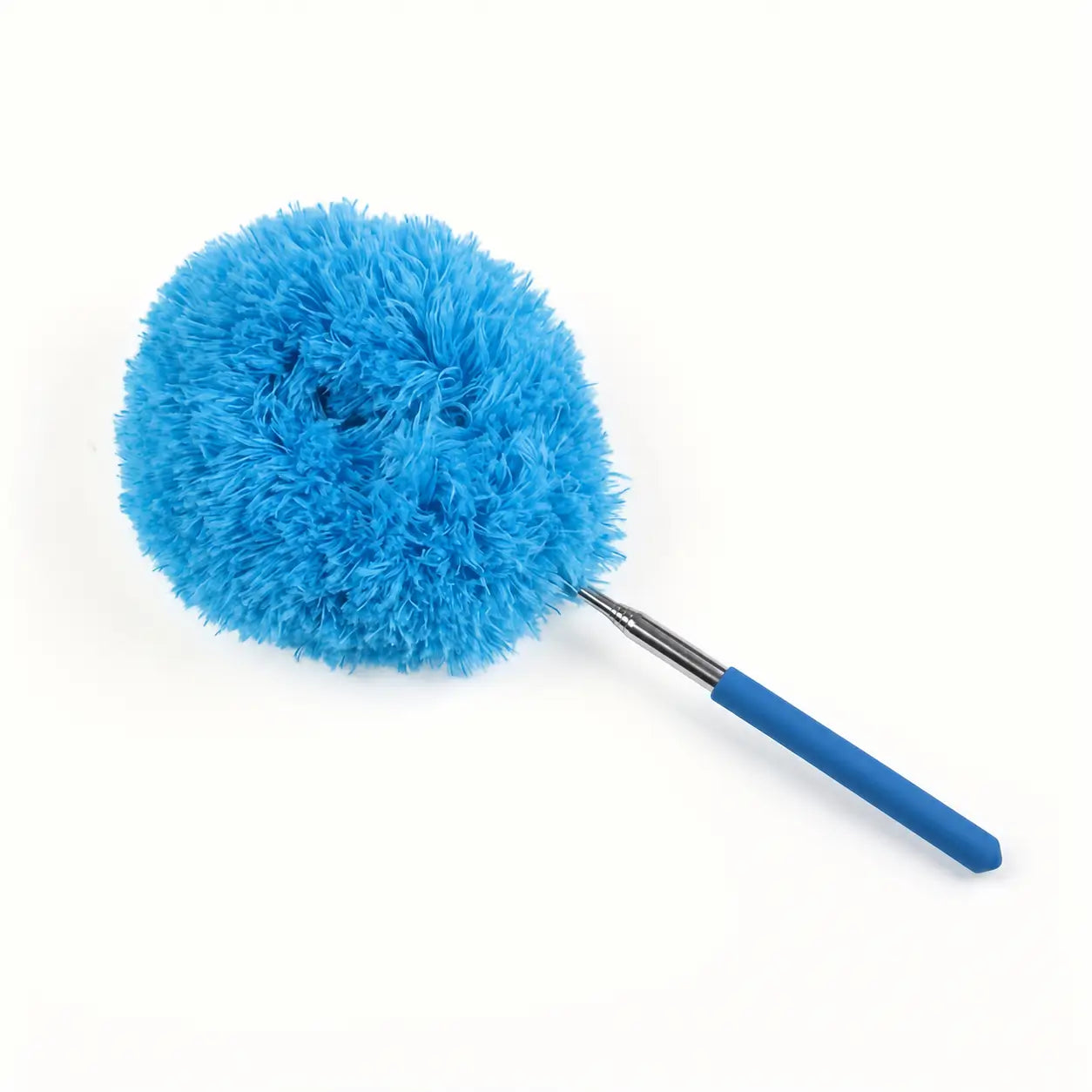 Lightweight extendable microfiber ceiling fan duster with slanted dust-locking head for walls, corners and everyday hard-to-reach home cleaning without ladders Tomyhome Global