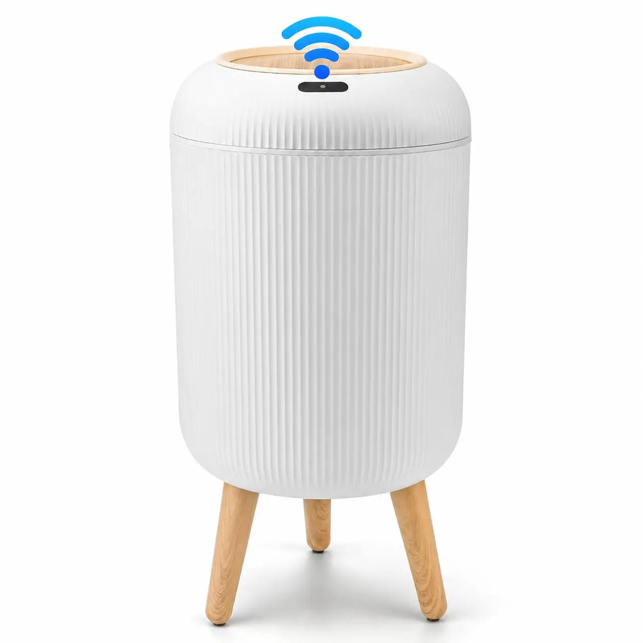 Smart motion sensor trash can with sealed lid, quiet close, and space-saving Nordic style for bathroom, bedroom, kitchen, or home office Tomyhome Global