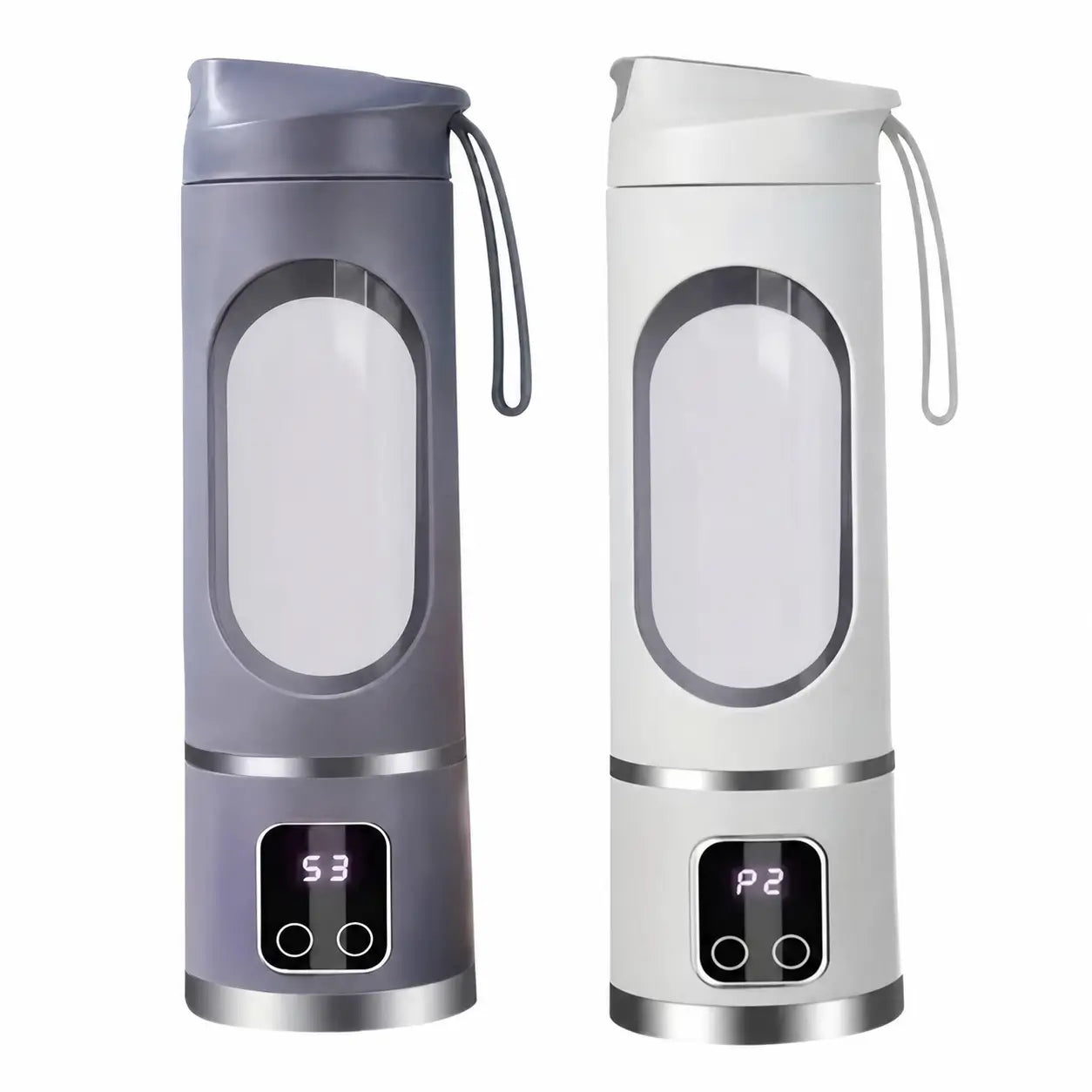 Compact portable juicer blender with LED display, USB recharge and leak-proof design for smoothies, baby food, daily shakes at home or travel Tomyhome Global