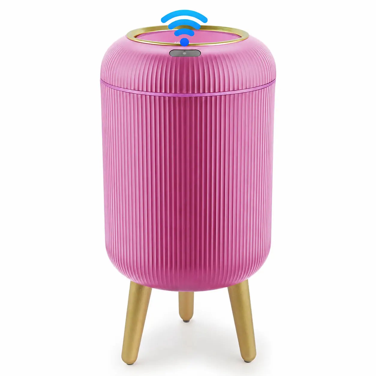 Smart motion sensor trash can with sealed lid, quiet close, and space-saving Nordic style for bathroom, bedroom, kitchen, or home office Tomyhome Global