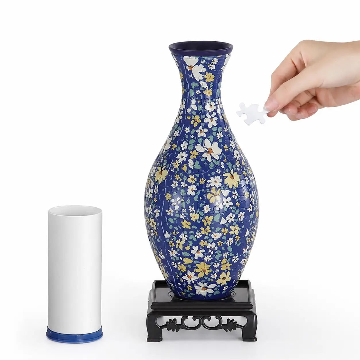 160-Piece 3D Puzzle Vase with Detachable Water Cup for Adult Jigsaw Fans, Creative Flower Arrangements, and Tabletop Home Decor Tomyhome Global