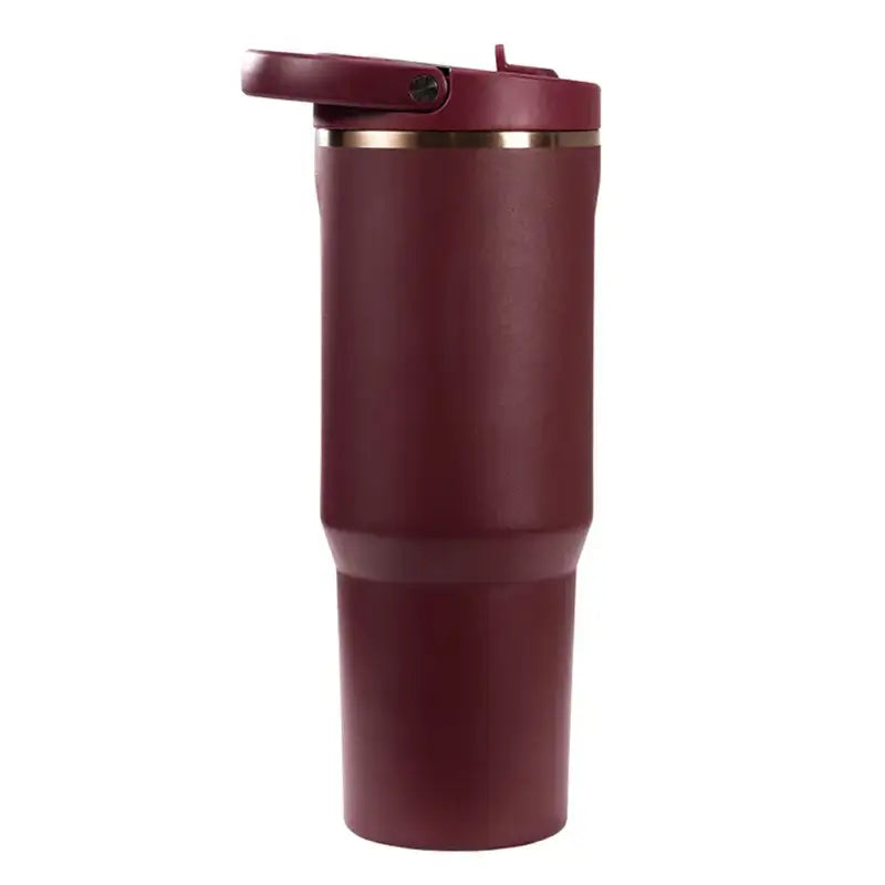 Portable Leak-Proof Sport Water Bottle with Flip Straw Handle for Gym Fitness Travel Hiking Outdoor Training Hydration Durable BPA-Free Easy Grip