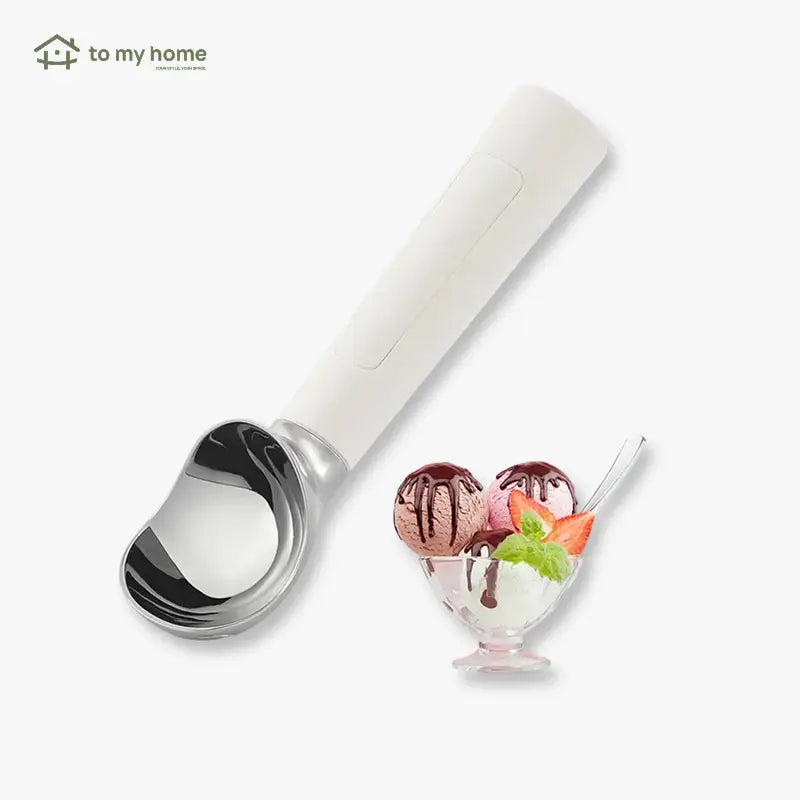 Heated Ice Cream Scoop Rechargeable Electric Scooper 59 ml Stainless Steel LED Display IP67 Waterproof Tool for Hard Ice Cream Gelato Frozen Treats