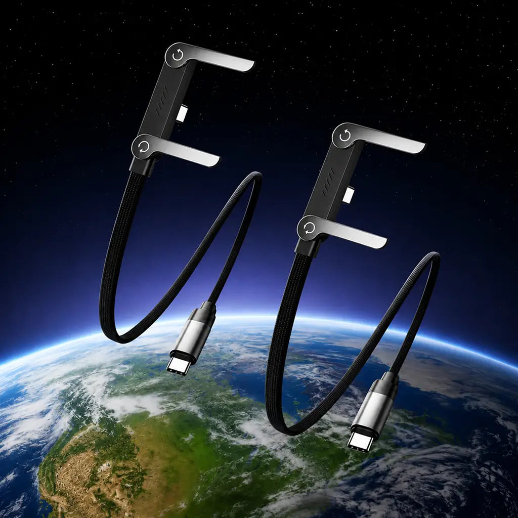 USB-C charging cable with 240W fast charging and hidden phone stand for phones, tablets, and laptops during gaming, office, travel days Tomyhome Global