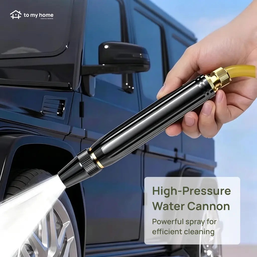 High-Pressure Car Wash Spray Nozzle with Adjustable Patterns for Home Vehicle Cleaning, Garden Watering, Floors, Pet Rinsing and Outdoor Care Tomyhome Global