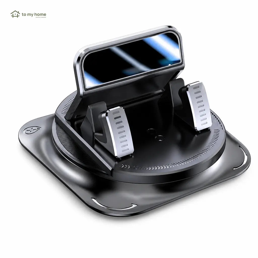 360° Rotating Car Phone Holder with Suction Cup Base for Stable Dashboard Navigation, One-Handed Use, iPhone and Android Phones in Most Cars Tomyhome Global