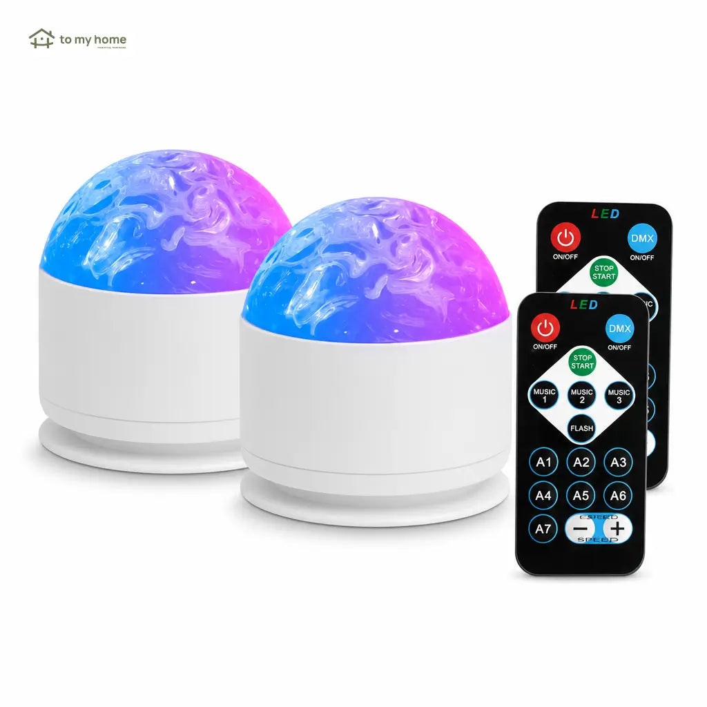 Remote control star projector night light with 16 colors, ocean wave and aurora effects for bedrooms, kids’ rooms and cozy parties Tomyhome Global
