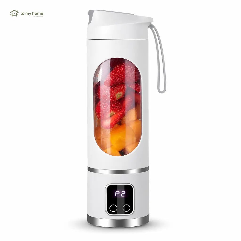 Compact portable juicer blender with LED display, USB recharge and leak-proof design for smoothies, baby food, daily shakes at home or travel Tomyhome Global