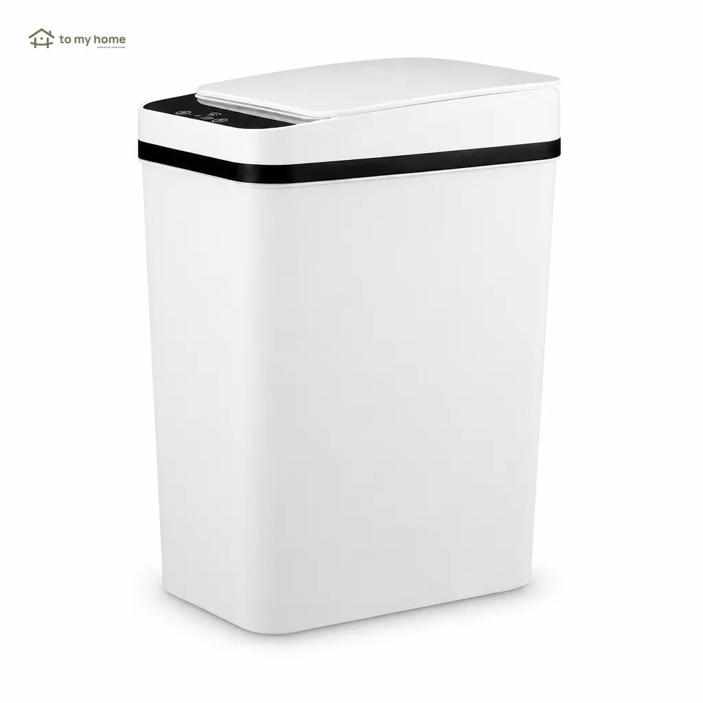 12L Touchless Motion Sensor Trash Can with Airtight Lid, Slim Waterproof Design, and Low-Noise Lid for Kitchen, Bathroom, Bedroom, Office Use Tomyhome Global