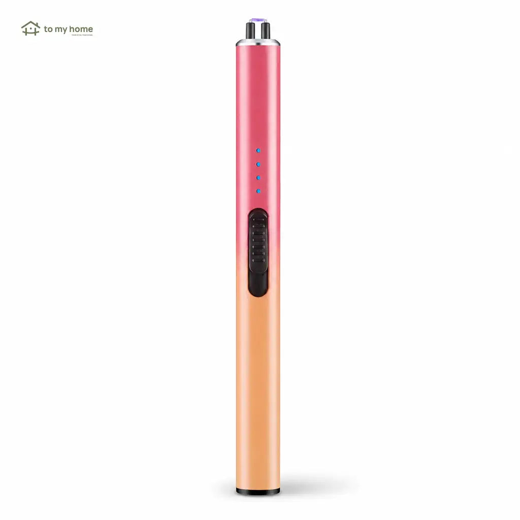 Electric candle lighter with LED indicators and compact pen design for safe candle lighting and thoughtful gifts for adults at home Tomyhome Global