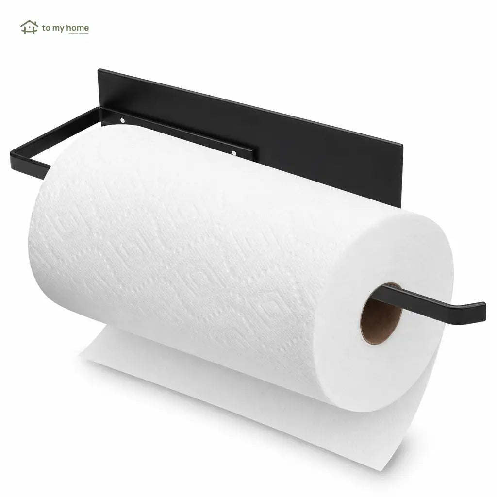 Magnetic paper towel holder with stainless steel rack for fridge, kitchen, RV, bathroom, pantry, and grill storage with easy roll access Tomyhome Global