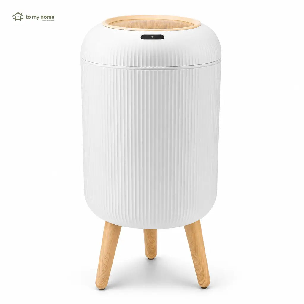 Smart motion sensor trash can with sealed lid, quiet close, and space-saving Nordic style for bathroom, bedroom, kitchen, or home office Tomyhome Global