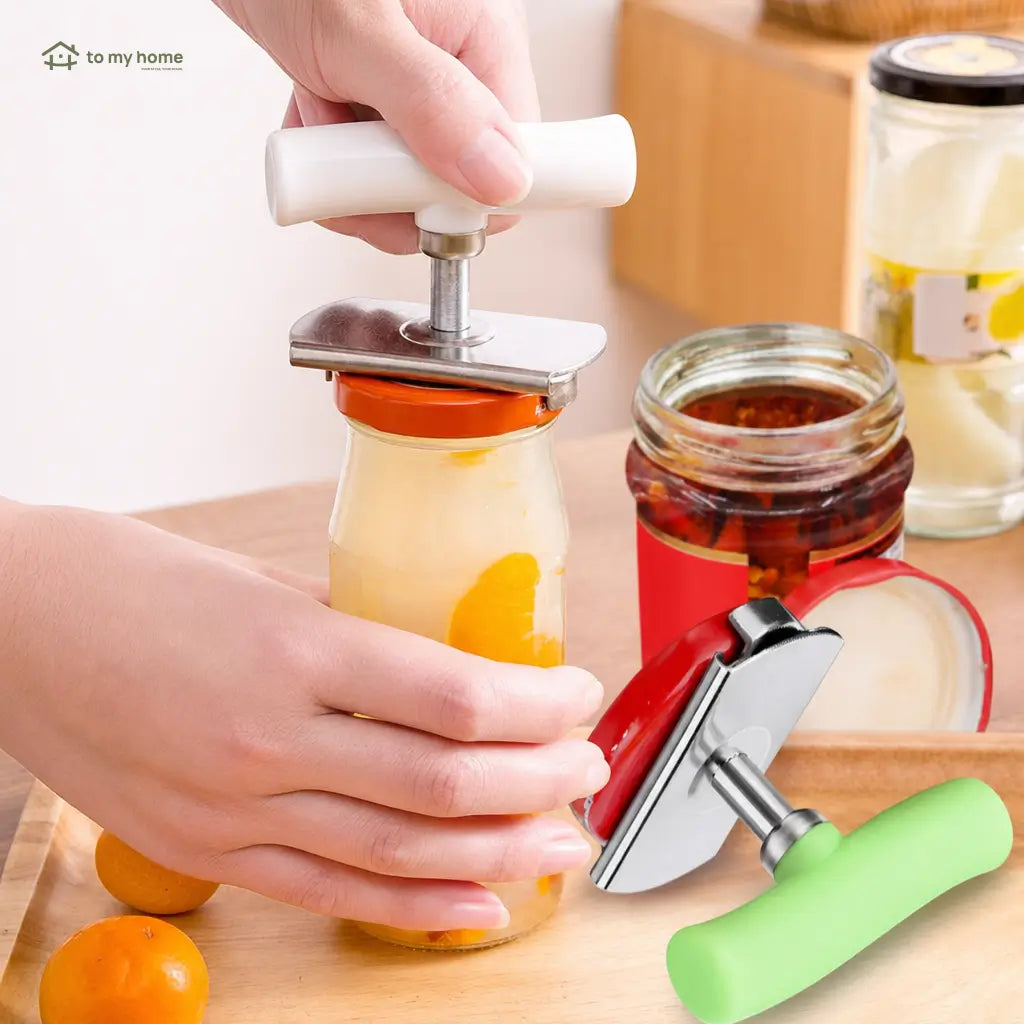 Adjustable manual jar and lid opener 2-pack with anti-slip grip for easy daily kitchen use by seniors and weak hands at home Tomyhome Global