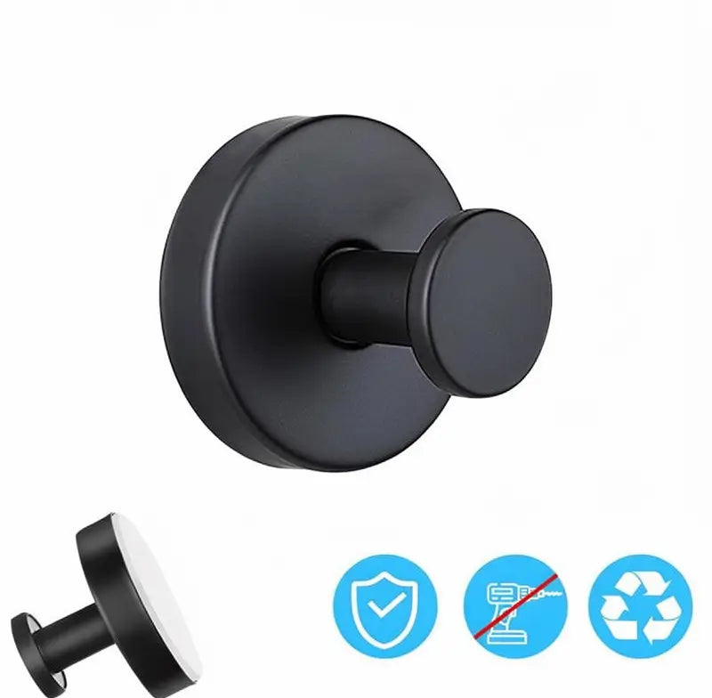 2 PCS Reusable Suction Cup Hooks Heavy Duty Vacuum Wall Hooks for Bathroom Shower Towel Loofah Robe Kitchen Hanging Storage Home Essentials Item