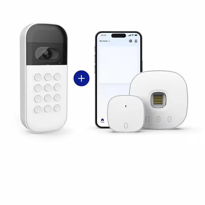 Smart Garage Door Video Keypad with Wide-Angle Camera and PIN Codes for Secure Remote Access and Monitoring via Mobile App to Enhance Home Security