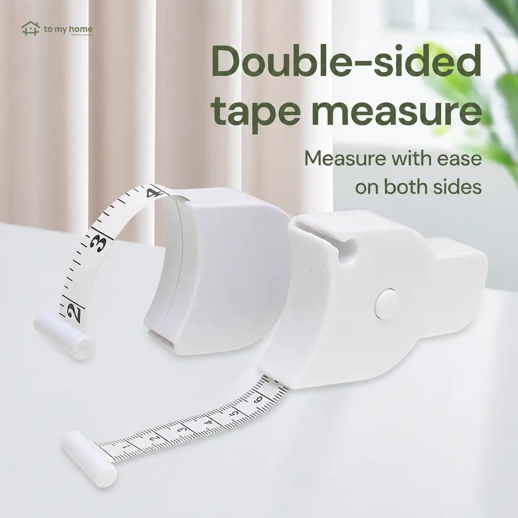 60-Inch Retractable Body Measuring Tape with Pin Lock for Fitness Tracking and Tailoring, Waist, Hip, Bust and Arm Measurements at Home Tomyhome Global