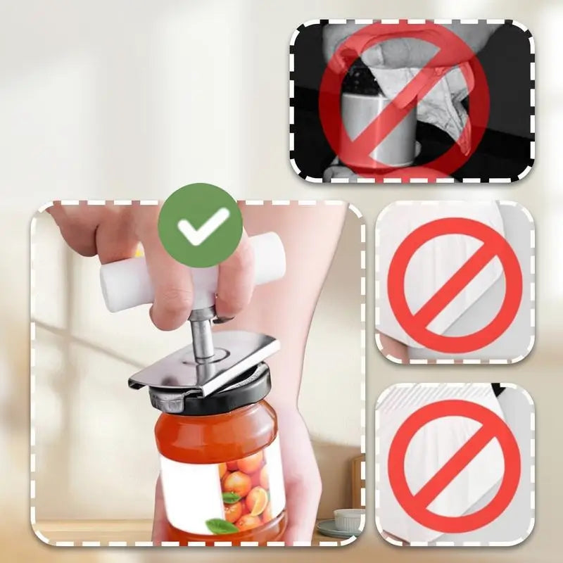2-Piece Manual Jar Can Opener Set Effortless Lid Remover Tool for Seniors with Arthritis Weak Hands Ergonomic Multi-Functional Kitchen Accessory White Green