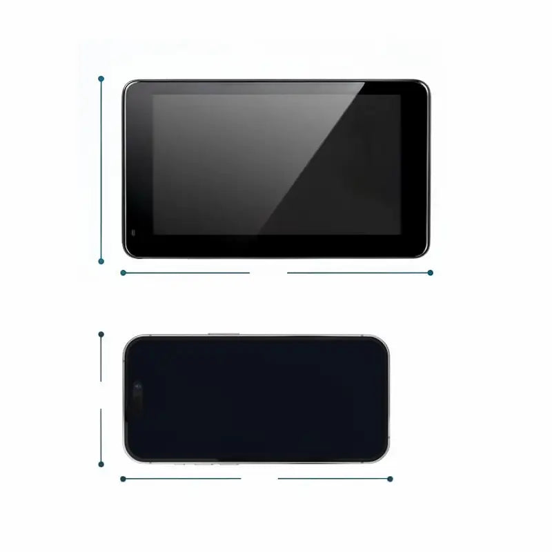 17.8 cm Wireless CarPlay Screen for Android iOS Portable Car Play Adapter Touchscreen Display for Seamless In-Car Navigation and Audio Playback