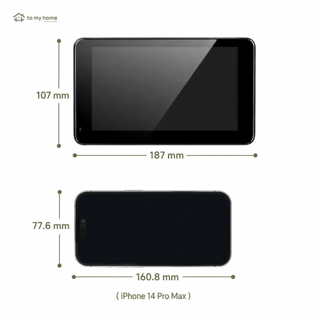 Wireless CarPlay touchscreen with HD backup camera and easy audio connection for iPhone and Android in cars, trucks and daily driving Tomyhome Global