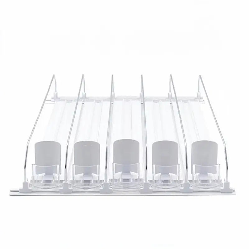 Automatic Drink Organizer for Fridge, Self-Pushing Soda Can Dispenser for Refrigerator, 355 ml to 591 ml Beverage Holder, Clear Durable Material