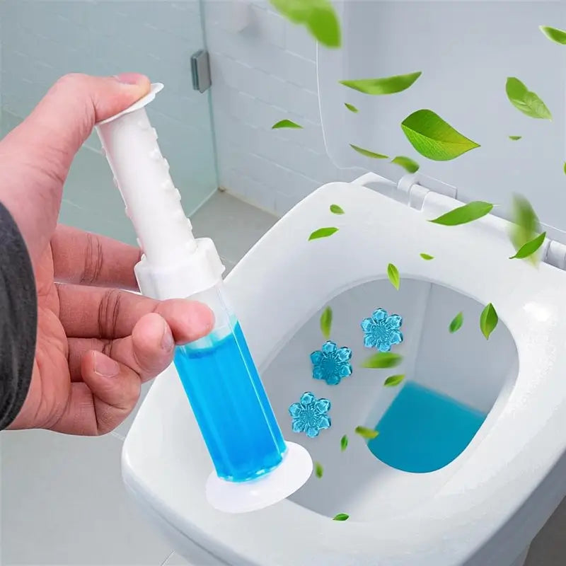 Toilet Gel Stamp Deodorizer Bathroom Air Freshener Long Lasting Scent Effective Bowl Cleaning Home Restroom Hygiene Floral Scent Multi Action Set