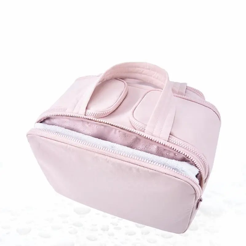 Puffy 4-in-1 Toiletry Bag for Women Multi-Functional Travel Organizer with 4 Compartments Makeup Pouch for Daily Cosmetic and Toiletry Storage