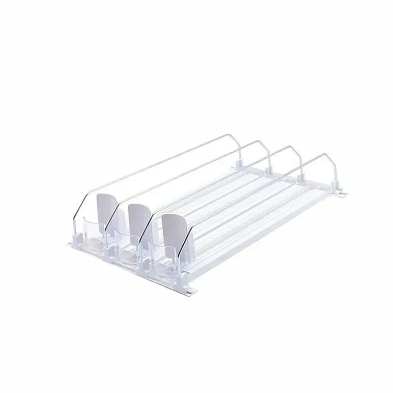 Automatic Drink Organizer for Fridge, Self-Pushing Soda Can Dispenser for Refrigerator, 355 ml to 591 ml Beverage Holder, Clear Durable Material