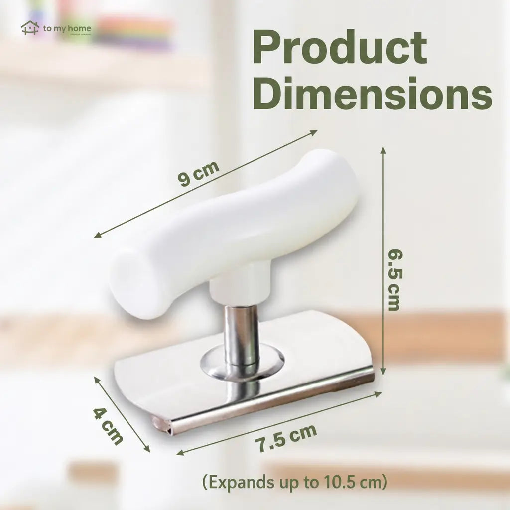 Adjustable manual jar and lid opener 2-pack with anti-slip grip for easy daily kitchen use by seniors and weak hands at home Tomyhome Global