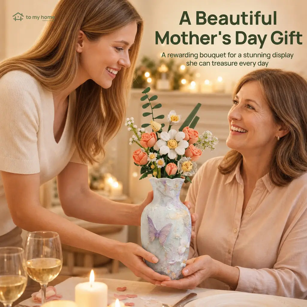 160-Piece 3D Puzzle Vase with Detachable Water Cup for Adult Jigsaw Fans, Creative Flower Arrangements, and Tabletop Home Decor Tomyhome Global