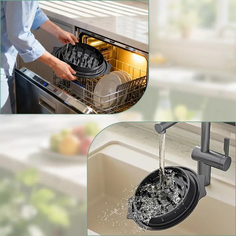 Professional Meat Shredder Tool with Clear Lid Non-Slip Ergonomic Handle Dishwasher Safe BPA Free Kitchen Gadget for Shredding Pork Beef and Chicken Breast Prep