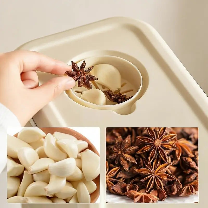 Airtight Rice Dispenser with Measuring Cup Moisture-Resistant Grain Container for Cereal Soybeans Corn Pet Food for Kitchen Pantry Food Storage Case