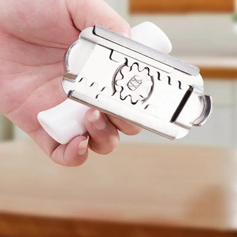 2-Piece Manual Jar Can Opener Set Effortless Lid Remover Tool for Seniors with Arthritis Weak Hands Ergonomic Multi-Functional Kitchen Accessory White Green