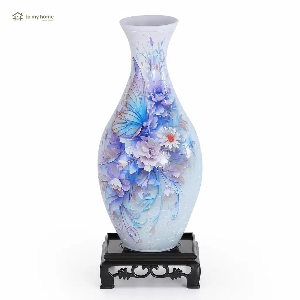 160-Piece 3D Puzzle Vase with Detachable Water Cup for Adult Jigsaw Fans, Creative Flower Arrangements, and Tabletop Home Decor Tomyhome Global