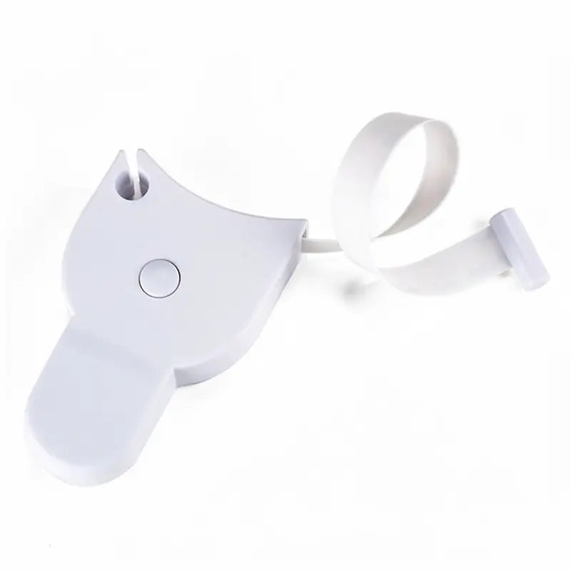 152 cm 3D Body Measuring Tape Fitness Auto-Retractable Tool for Waist Hip Bust Arms Soft Ruler Accurate Circumference White Portable Measuring Tool